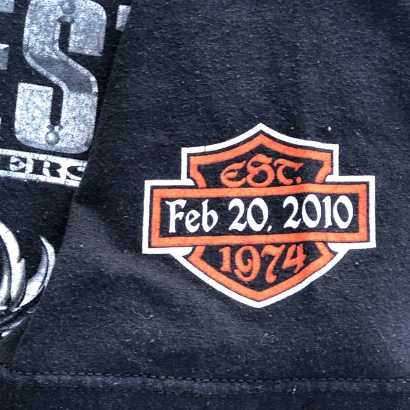 Black Baronfest World Headquarters Harley Shirt - Picture 4 of 4